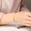 Ultra-Fine Rainbow Small Tourmaline Bracelet  Style Female Gradient Ins Niche Design Light Luxury Bracelet