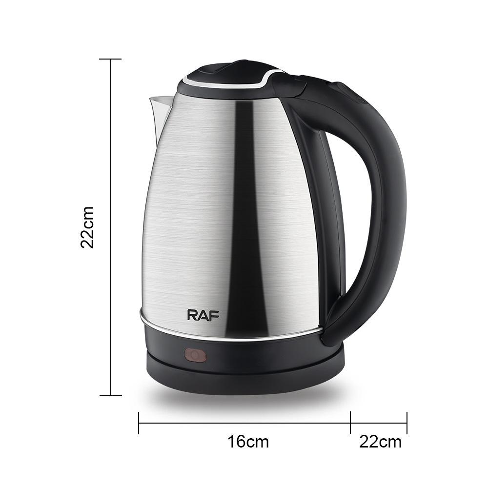 Stainless Steel Electric Kettle with Auto Shut-Off, 2.0L Food Grade Tea Maker