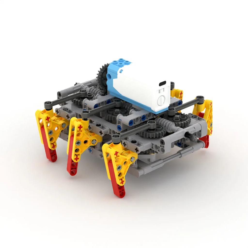 Stem Robotic Moc Hexapod Spider Robot Construction Blocks Educational Diy Toys Six Legged Spider Model Blocks Kids Gifts