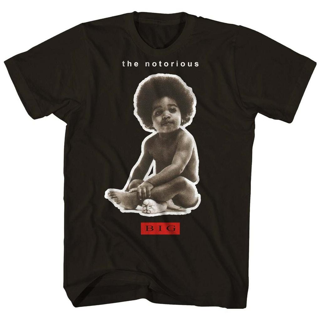 26 Koszulka Męska The Notorious BIG Baby Licencjonowana Koszulka Rap Hip Hop Muzyka Nowa Czarna Unisex Koszulka