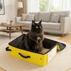 Waterproof Foldable Cat Litter Box Large Capacity Travel Litter Pan Dog Potty  Mountaineering