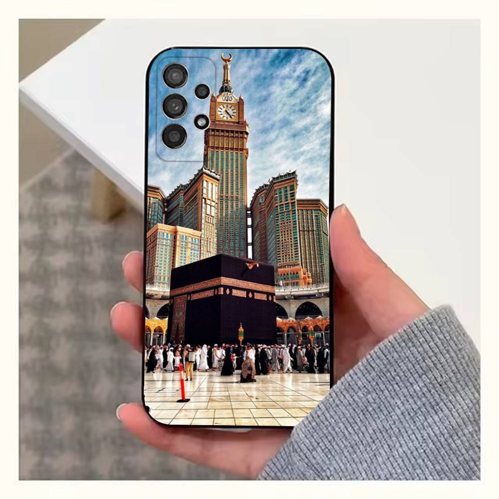 

Чехол-обложка Паломники в Мекке для Samsung S10, Plus, S9, Ultra, S24, S21, S20, S23, FE, S22, S25, Lite, Мягкий силикон, Черный SamsungS10Plus