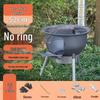 Large Portable Energy-Saving Firewood Stove for Outdoor and Household Use