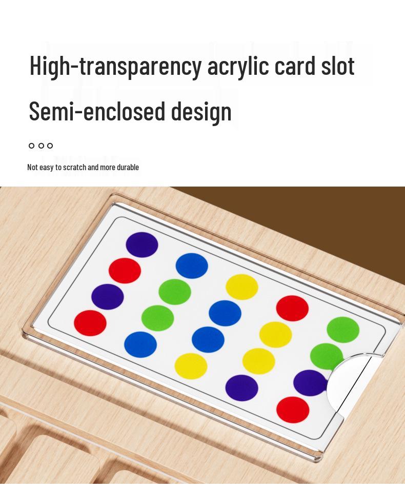 Cross-Border Educational Memory Game: Five-Color Movement Cards for Early Childhood Thinking Development