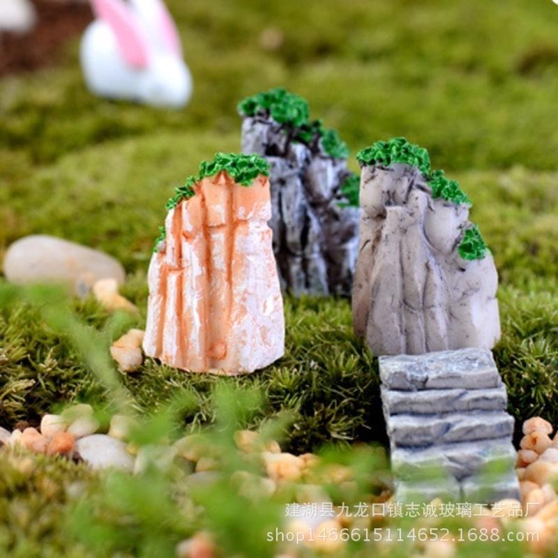 3pcs Micro Landscape Bryophyte Bottle Mini Rockery Multi Meat Ecological Bottle Potted