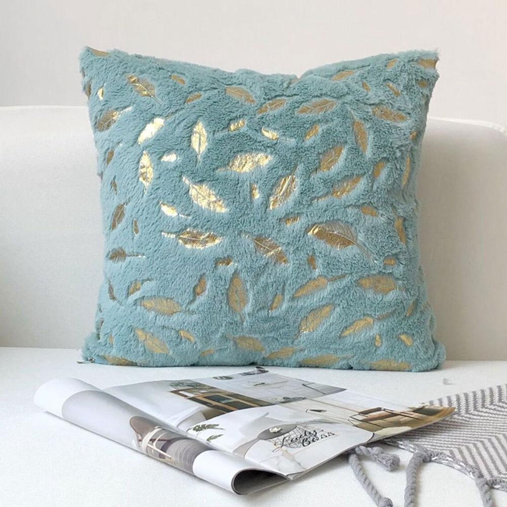 Decorative Bed Plush Soft Feather Cushion Cover Throw Pillow Cover Home Decoration Pillowcase