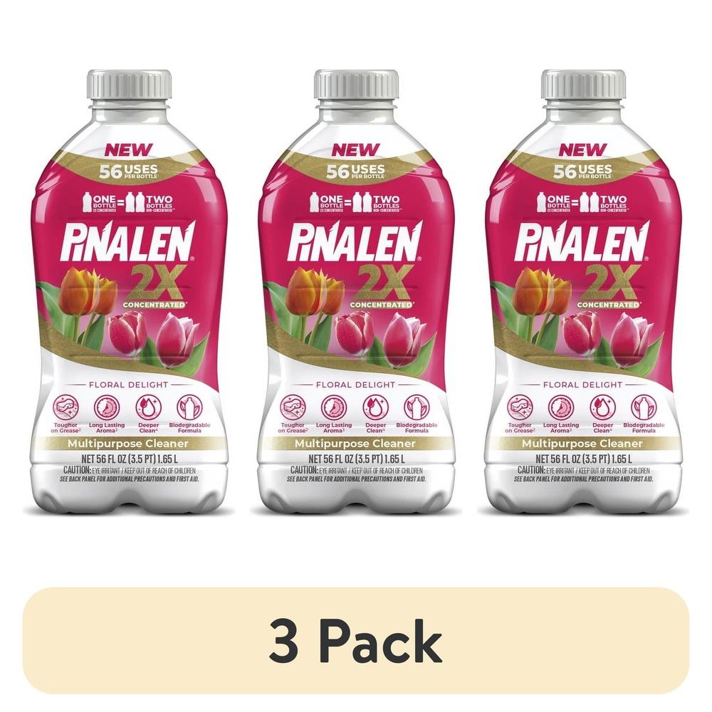 

3 Pack 2X Max Aroma Floral Delight All Purpose Cleaner Powerful Multipurpose Deodorizer Household Stain Remover Natural United States