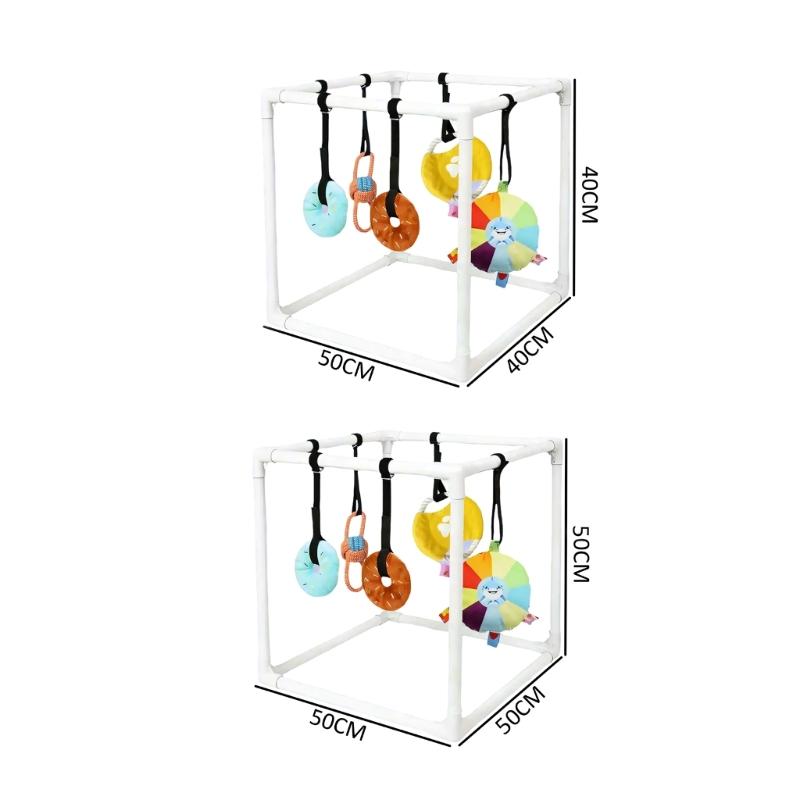 Hrací sada pro psy s PVC rámem a poutavými doplňky pro vnitřní i venkovní cvičení a zábavu
