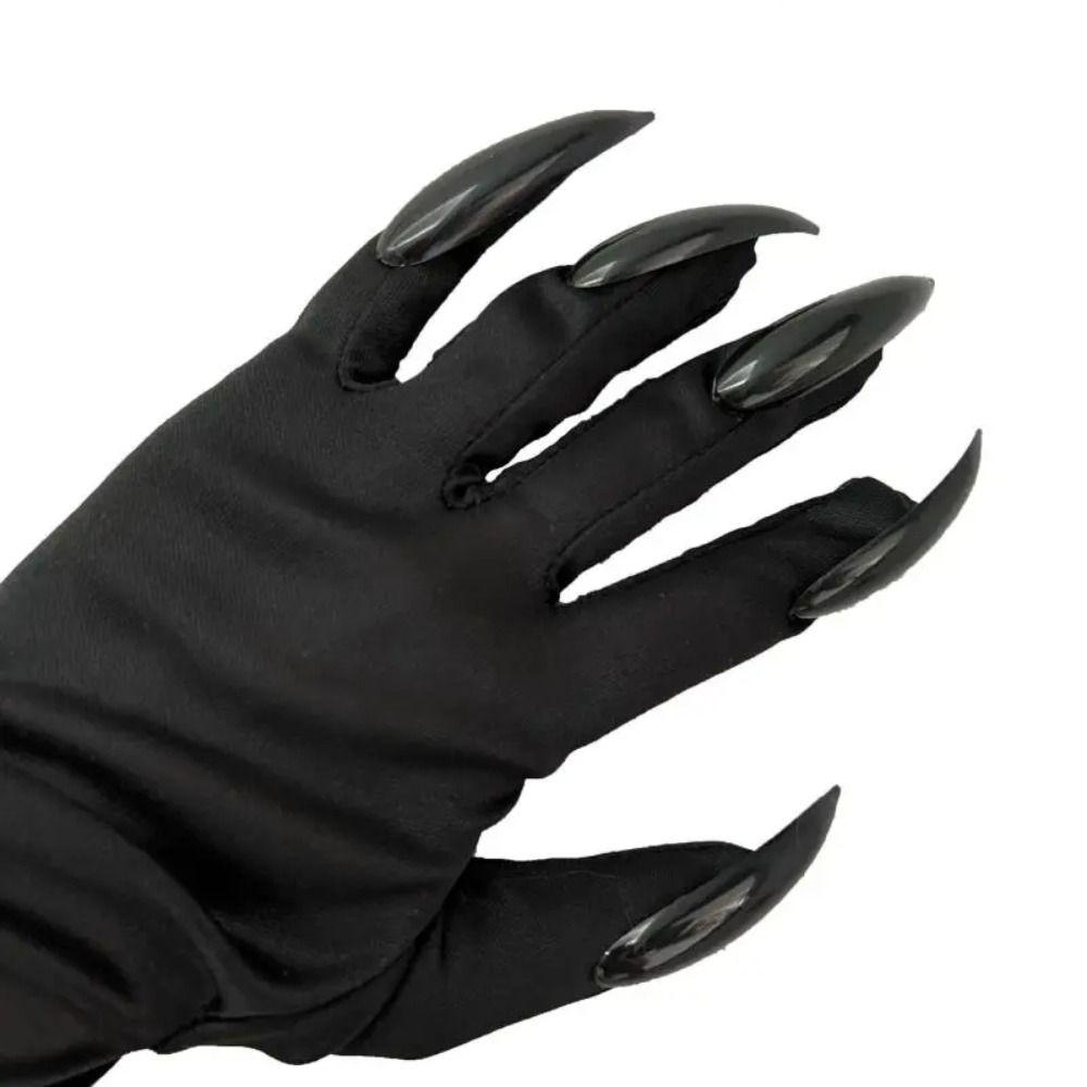 Long Nails Ghost Claw Mittens Dress Up Gloves Witch Cosplay Costume Halloween gloves  Role Play