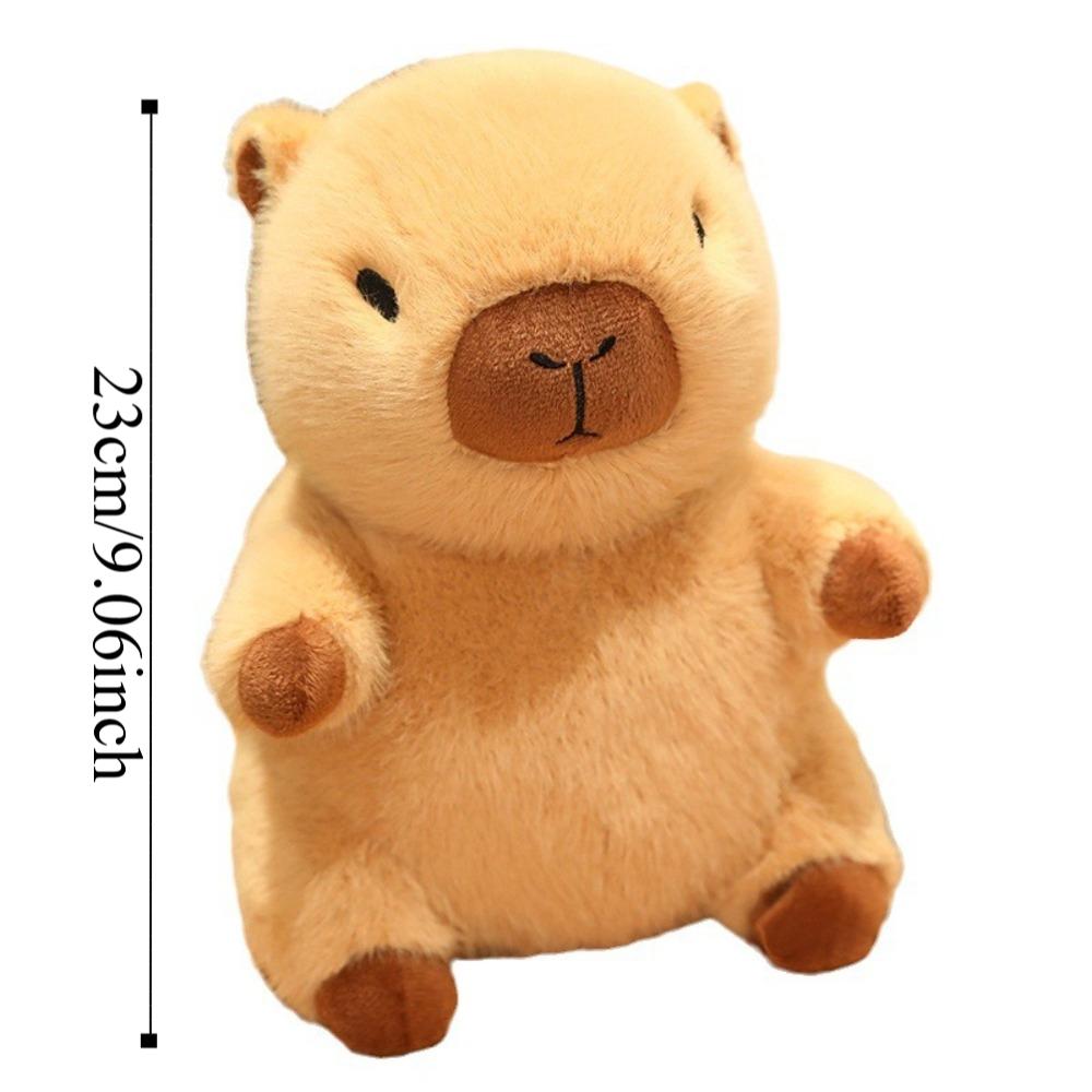 Dress Up Capybara Plush Doll Cartoon Capibara Fluffty Doll Cute Capybara Plush Toy  Home Decor