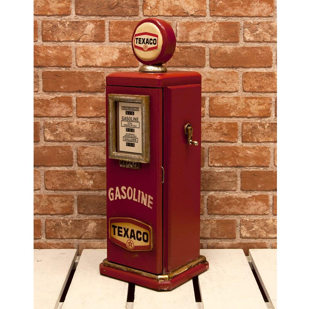 Akizuki Trading TEXACO Gas Pump Multi Cabinet 203MS3236S W19×D16.5×H53.5cm