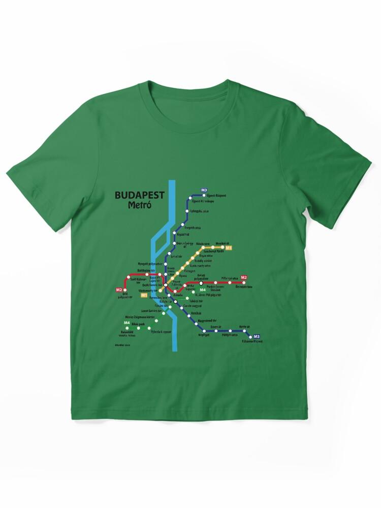 Metro BUDAPEST metro network Essential Unisex T-Shirt