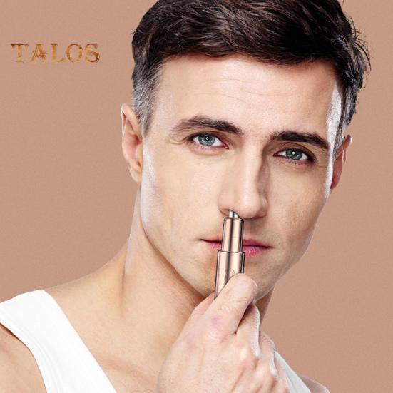 Zastřihovač chloupků v nose Bezbolestné zastřihování Hlava s kulatou čepelí Čištění chloupků Cestovní USB nabíjení Duální čepel s čepelí z nerezové oceli Depilace v nose pro muže