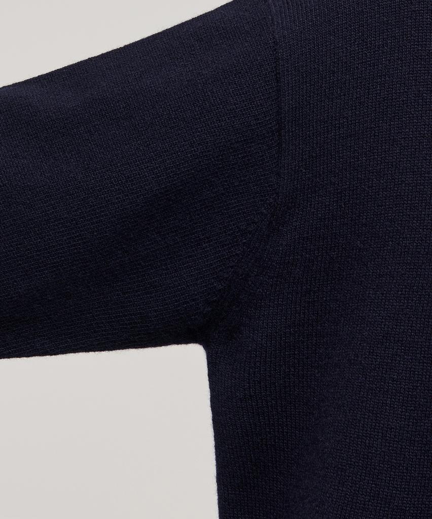 MUSINSA STANDARD WOMAN Women'S Lambswool Relaxed Turtleneck Knit [Navy]