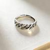Copper Rings For Women Couple Minimalist Handmade Vintage Chain Ring Fine Jewelry Birthday Gift Prevent Allergy