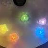 6/12pcs Waterproof Upgrade Baby Bath Bathtub LED Light Up Star Toys Creative Reusable Colorful Glowing Sensory Toy for Kids Gift
