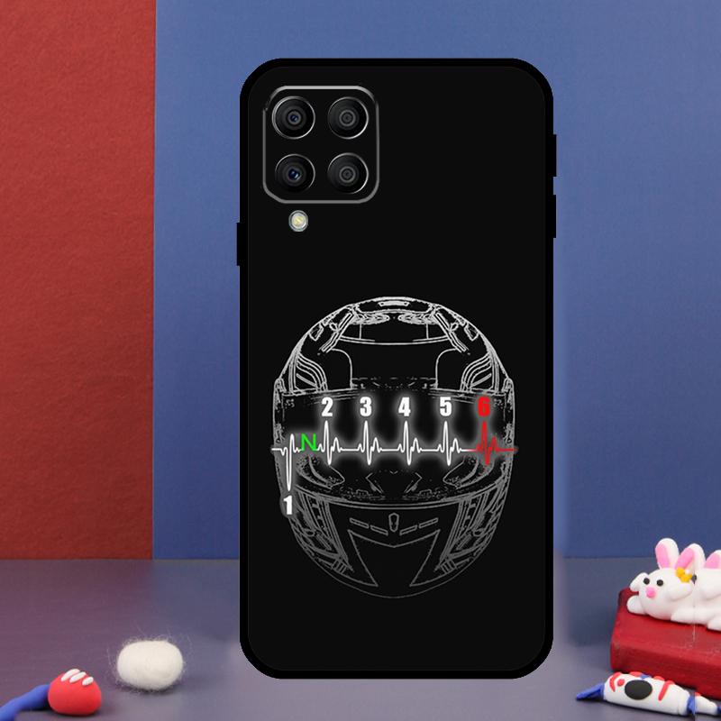 Motorcycle Gear For Samsung Galaxy M14 M34 M54 M33 M13 M23 M53 M15 M55 M31 M51 M20 M30s M32 M52 Phone Case