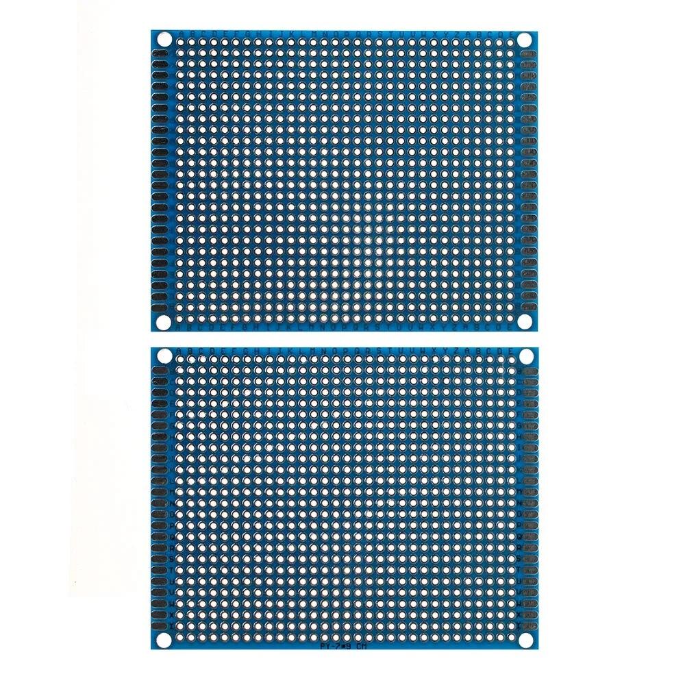 5-40PCS PCB Board Breadboard 2x8 3x7 4x6 5x7 7x9cm Universal PCB Experiment Blue Prototype Circuit Boards Diy Electronic Kit