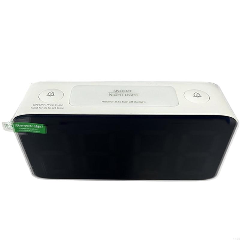 KX4B Colorful LED Display Alarm Clock for Kids and Seniors RGB Loud Alarm Clocks