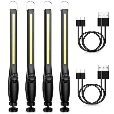USB Rechargeable LED Flashlight New COB Magnetic Work Lamp Portable Lanterna Built In Battery Camping Torch Emergency Light