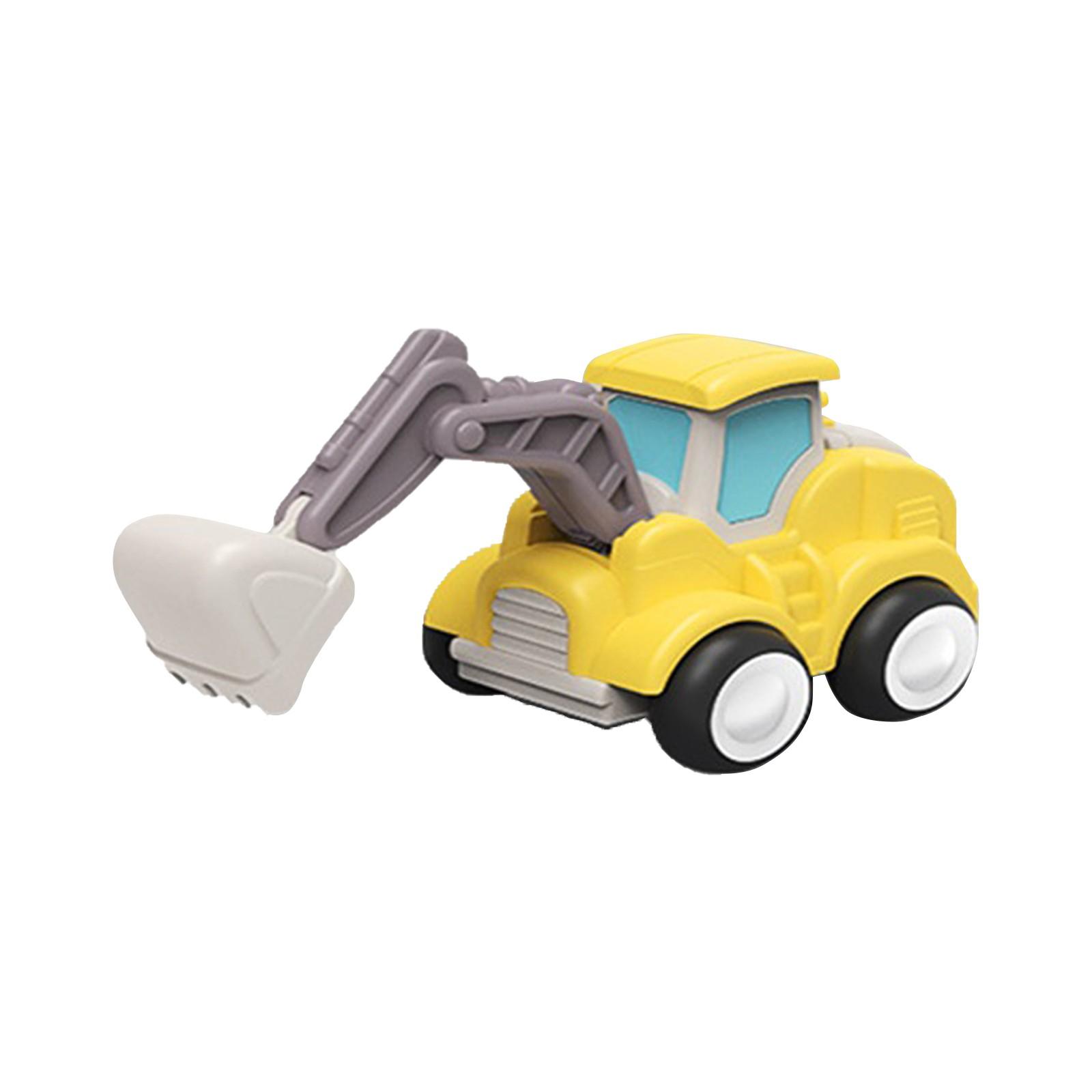 

(H0826)Бульдозеры Инерционные игрушки Толкай и скользи Ручные инерционные грузовики Экскаваторы Дорожные катки Инерционные транспортные средства Игрушки для детей C жёлтый