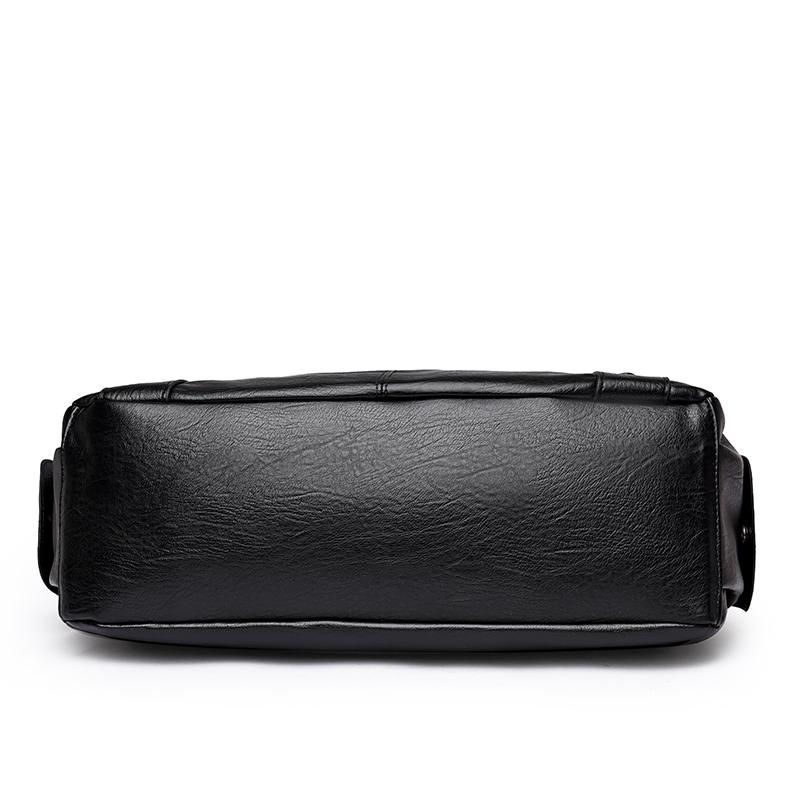 PU Tote Bag Women's Fashion Shoulder Handbag with Zip Pockets Adjustable Strap Large Capacity Daily Bag