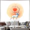 Deer Tapestry Forest Wall Hanging Nature Landscape Home Decor Room Aesthetic Backdrop Vintage Bohemian Dorm Wall Art