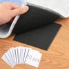 10pcs Adhesive Hook Loop Tape Strength Sticky Back Sofa Cushion Blankets Fixing Strips with Double Sided Adhesive Strips