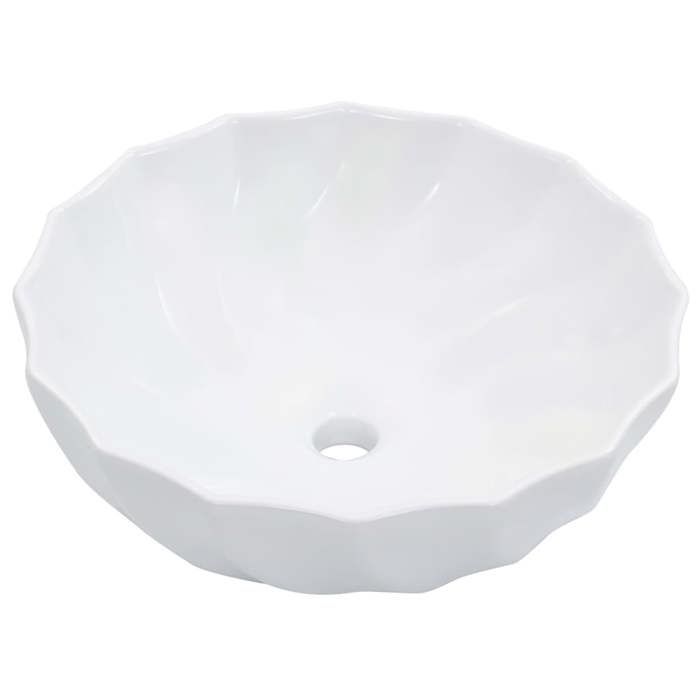 VidaXL Lavabo Lave-Mains Vasque à Poser Monter Salle de Bain Intérieur Salle d'Eau Cabine de Toilette Maison 46x17 cm 143921