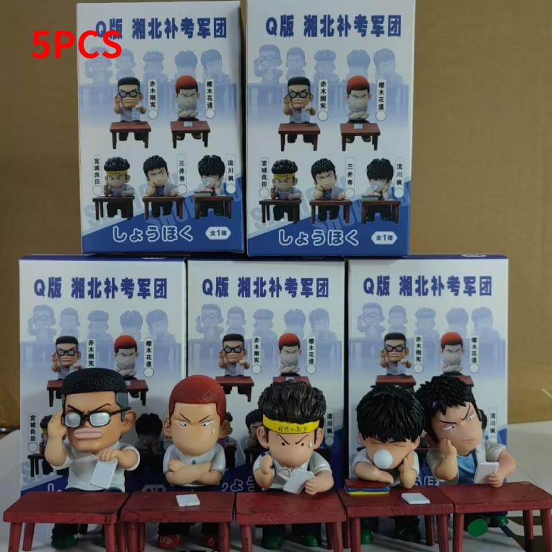 

5pcs First The Slam Action Figure Rukawa Kaede Anime Doll Model Decor Toy