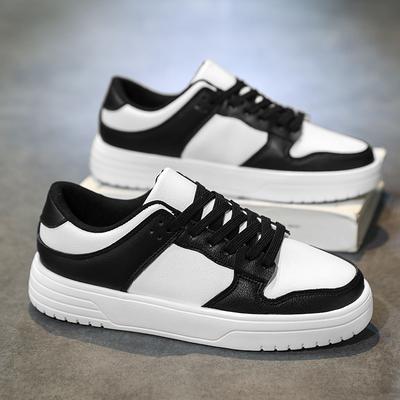 Large Size Autumn New Leather Low-top Youth Student Casual Shoes Sports Board Shoes