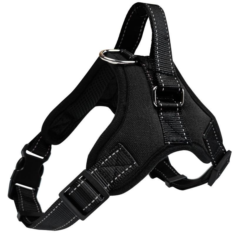 Premium 600d Oxford Fabric Dog Chest Harness With Comfortable Sponge Padding