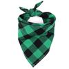 Bandanas para Perros Bufanda Grande para Mascotas Bandana Para Perro Algodón Cuadros Lavable Pajarita Collar Gato Cachorro Bufanda Triangular Babero Accesorios para Perros