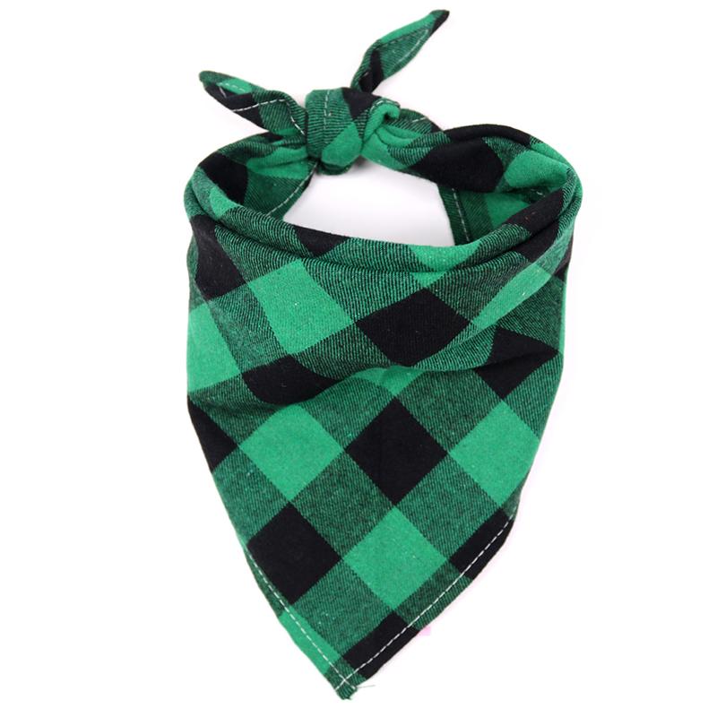 Bandanas para Perros Bufanda Grande para Mascotas Bandana Para Perro Algodón Cuadros Lavable Pajarita Collar Gato Cachorro Bufanda Triangular Babero Accesorios para Perros