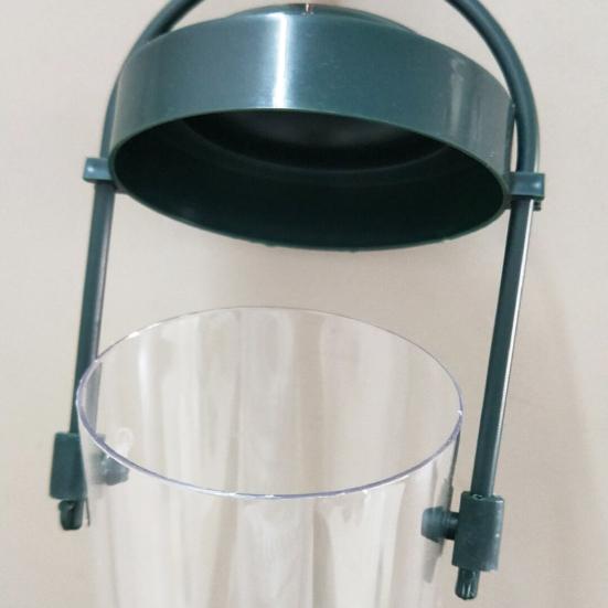 Garden Outdoor Balcony Hanging Bird Feeder Portable Pet Parrot Feeding Supplies