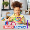 Baby Sensory Suction Bath Toys: 8pcs Slicone Baby Suction Cup Toys, LESONG No Mold Bath Toys, Toddlers Sensory Fidget Toys on Plane, Tactile Fine