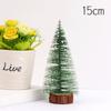 1pc/1set Plastic Scenery Trees Green Winter Snow Scene Tree  DIY Crafts