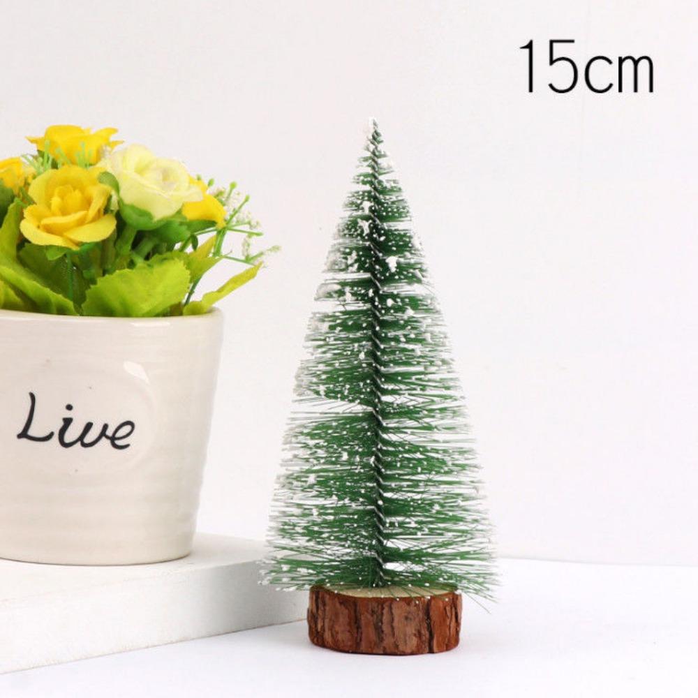 1pc/1set Plastic Scenery Trees Green Winter Snow Scene Tree  DIY Crafts
