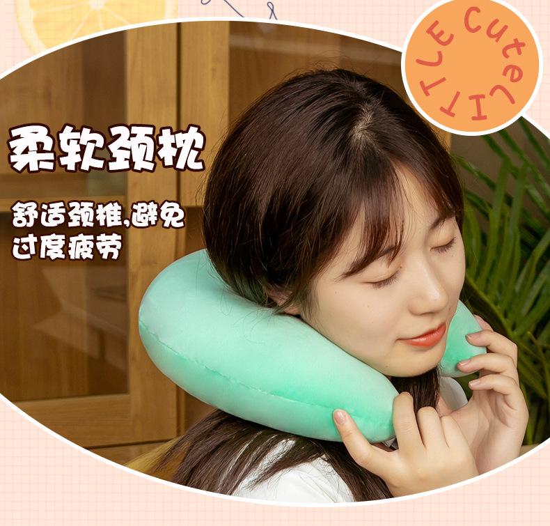 Animal Memory Cotton U-Shaped Pillow Car Neck Pillow Lunch Break Pillow Plane Travel Pillow Logo
