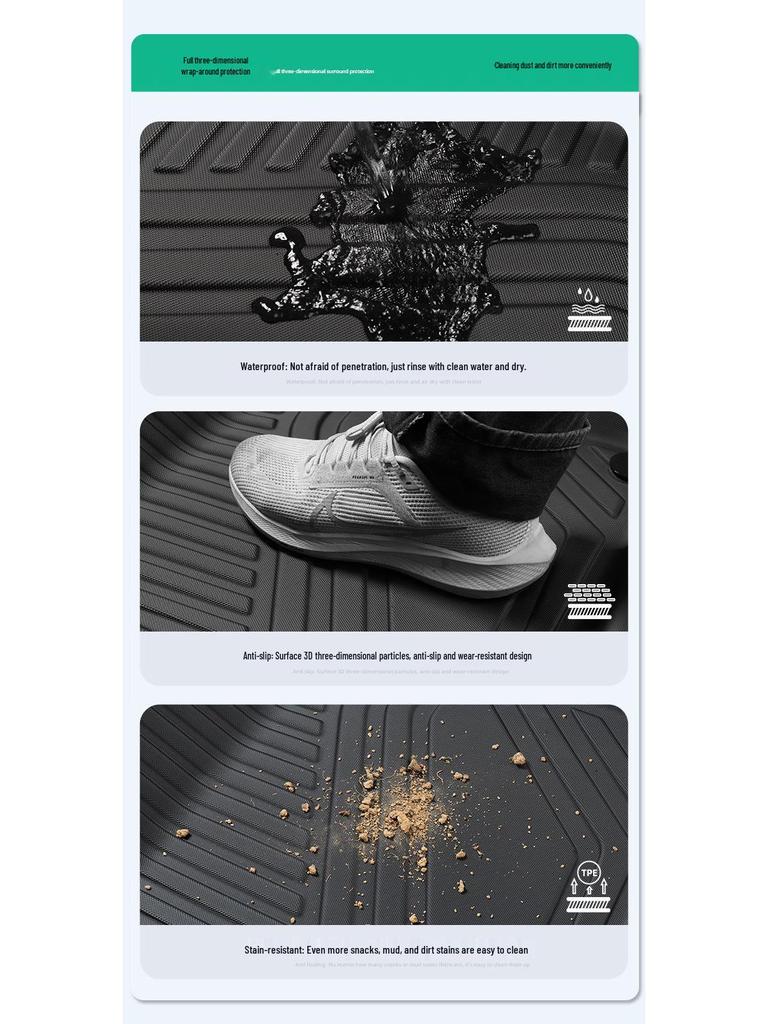 2022-2026 Nissan Altima Dirt-Resistant TPE Floor and Trunk Mats