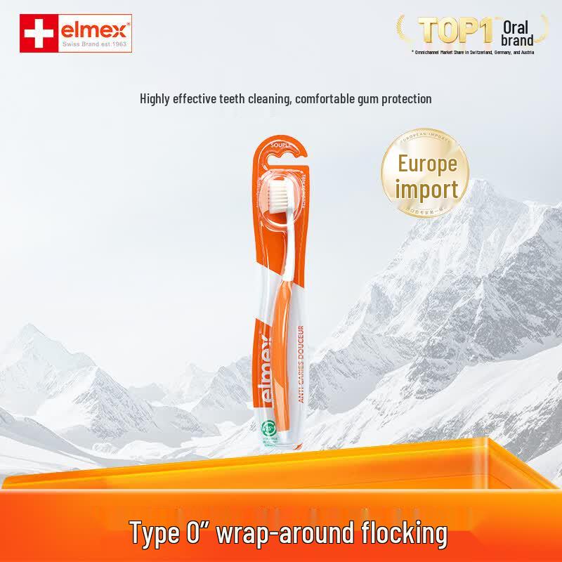 ELMEX Wide Head Soft Bristle Toothbrush