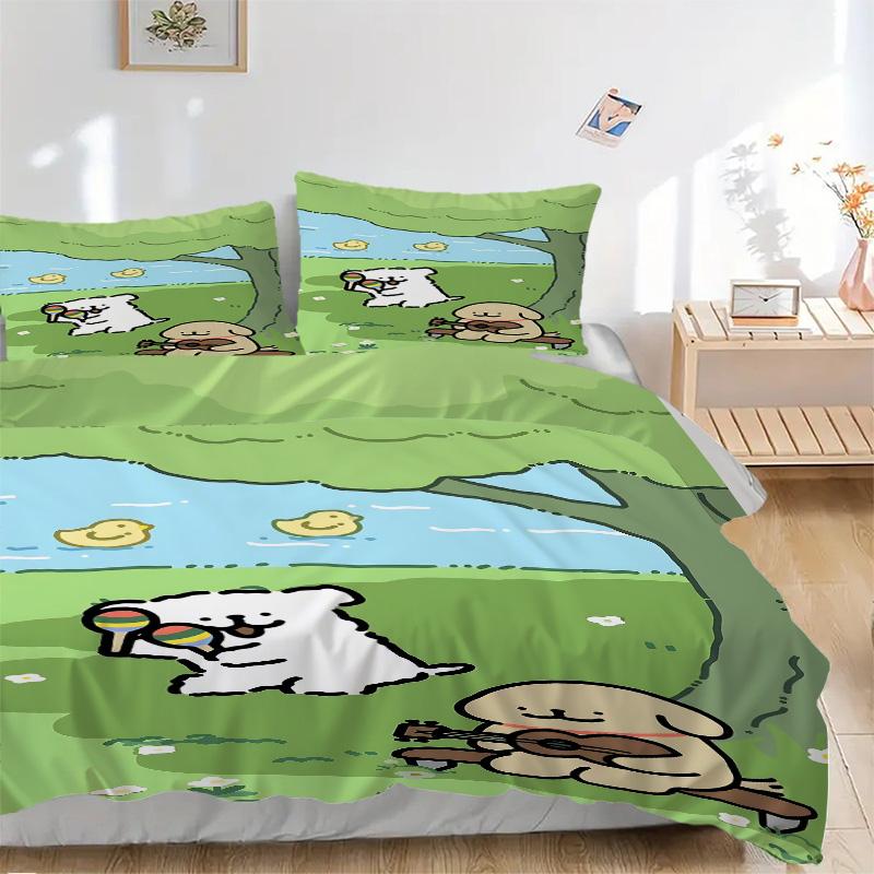 Outdoor Music Time Print 3Pcs Bedding Set,Duvet Cover with 2 Bedro,Pillowcase Home Birthday Gift