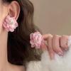Forest-Inspired Fresh Flower Earrings: Elegant, High-End, Fashion Accessories with a Unique Design.