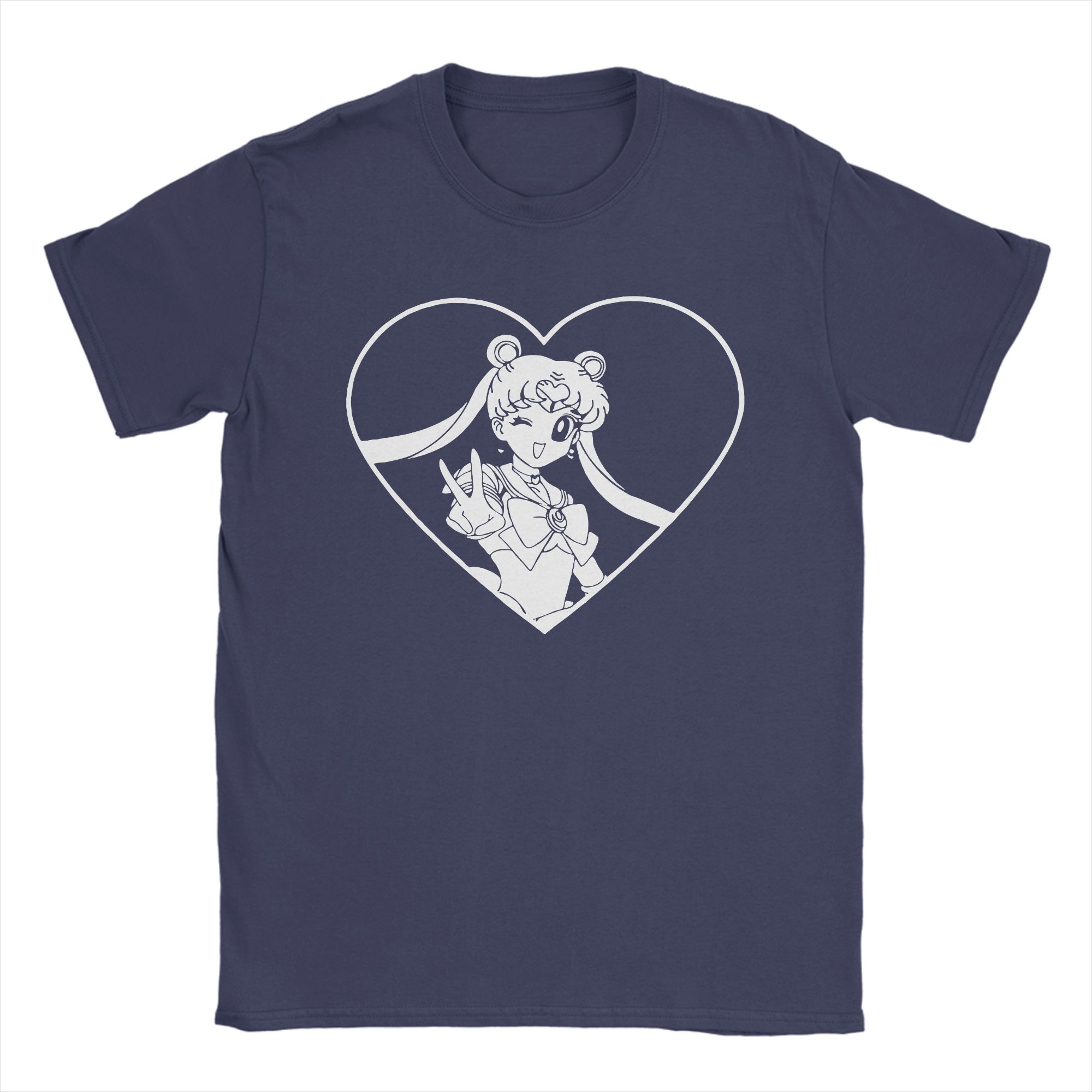 

Mens Sailors Moons T Shirts Cotton Clothes Vintage Short Sleeve Round Collar Tee Shirt Gift Idea TShirts 4XL