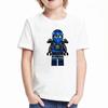 2025 Cartoon-Kleidung T-Shirt Jungenhemden Ninja-Druck Grafik Kinder-T-Shirt Jungen-T-Shirts Sommeroberteile für Mädchenhemden Kinderkleidung