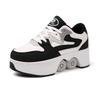 Kinder Rollschuh-Sneaker mit Doppelrollen für Jungen / Mädchen Verformbare Schuhe Rollschuhschuhe