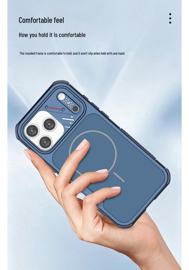 Magnetic Anti-Drop Phone Case for iPhone 13-17 Pro Max