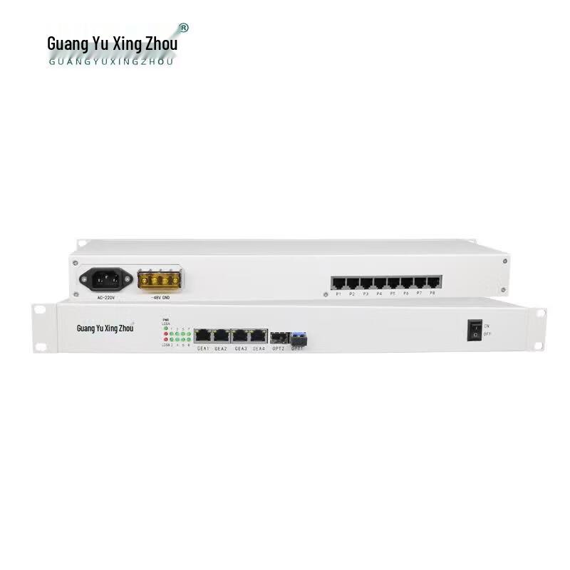 GY-4P2GE Digital Telephone Fiber Optic Transceiver