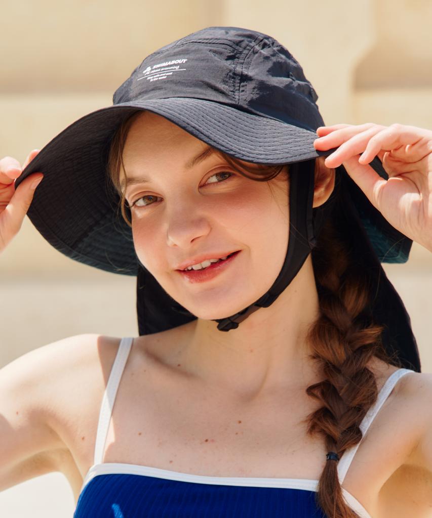 Seuwimeobaus Uv Protection Hat Wide Beach Flap Cap