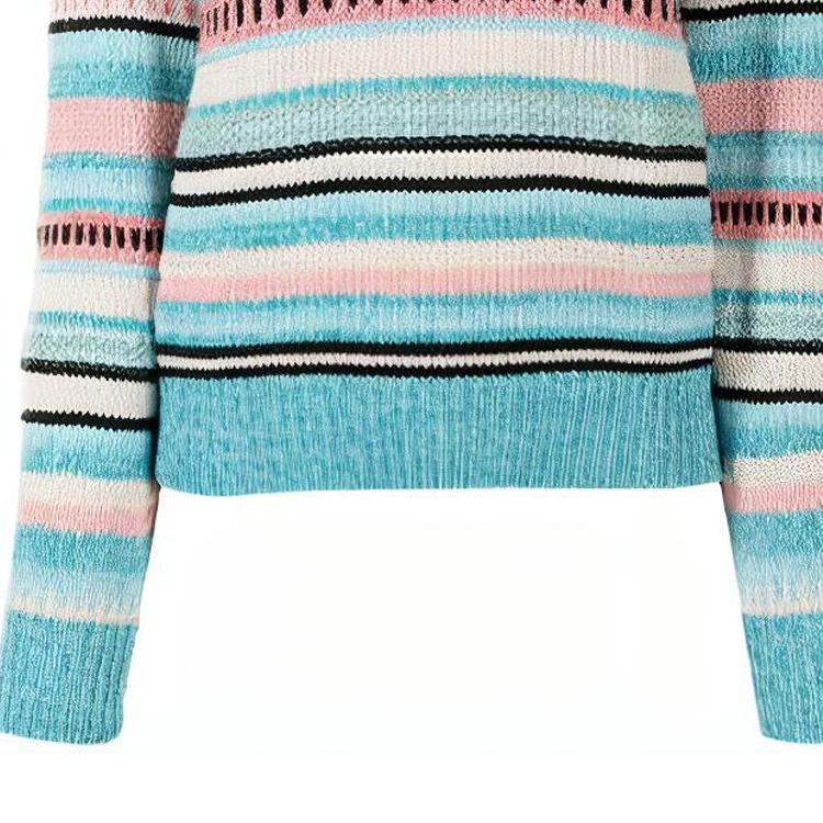 Polo Ralph Lauren FW21 Striped Knit Sweater Women Sweater Multicolor 211843140-001